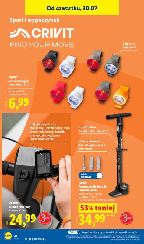 Lidl - gazetka promocyjna Katalog od poniedziałku 27.07 do soboty 01.08 - strona 44