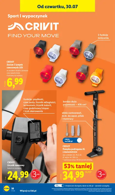 Lidl - gazetka promocyjna Katalog od poniedziałku 27.07 do soboty 01.08 - strona 44