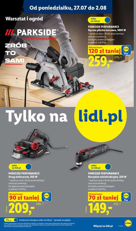 Lidl - gazetka promocyjna Katalog od poniedziałku 27.07 do soboty 01.08 - strona 33