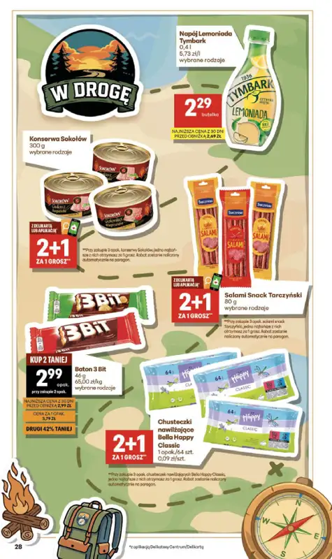 Delikatesy Centrum - gazetka promocyjna Gazetka  do środy 29.07 - strona 28