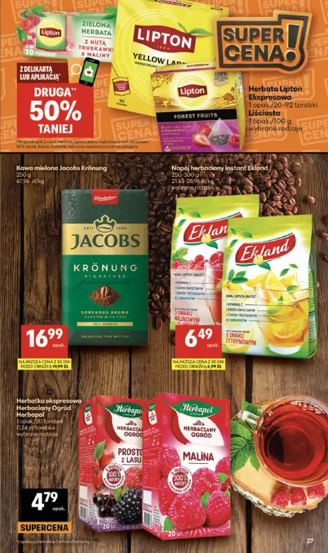 Delikatesy Centrum - gazetka promocyjna Gazetka  do środy 29.07 - strona 27