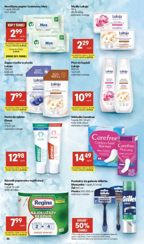 Delikatesy Centrum - gazetka promocyjna Gazetka  do środy 29.07 - strona 36