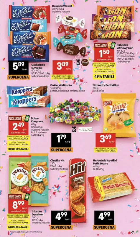 Delikatesy Centrum - gazetka promocyjna Gazetka  do środy 29.07 - strona 29