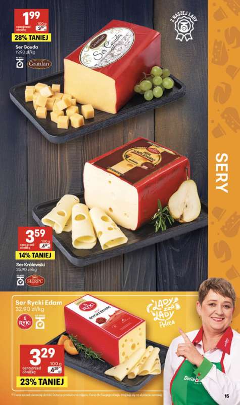 Delikatesy Centrum - gazetka promocyjna Gazetka  do środy 29.07 - strona 15