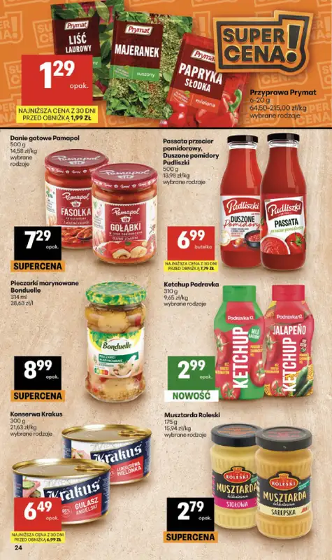 Delikatesy Centrum - gazetka promocyjna Gazetka  do środy 29.07 - strona 24