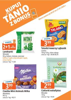 Leclerc - gazetka promocyjna Kupuj tanio z bonus od poniedziałku 20.07 do poniedziałku 27.07