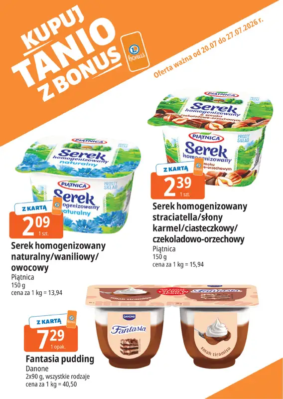 Leclerc - gazetka promocyjna Kupuj tanio z bonus od poniedziałku 20.07 do poniedziałku 27.07 - strona 9