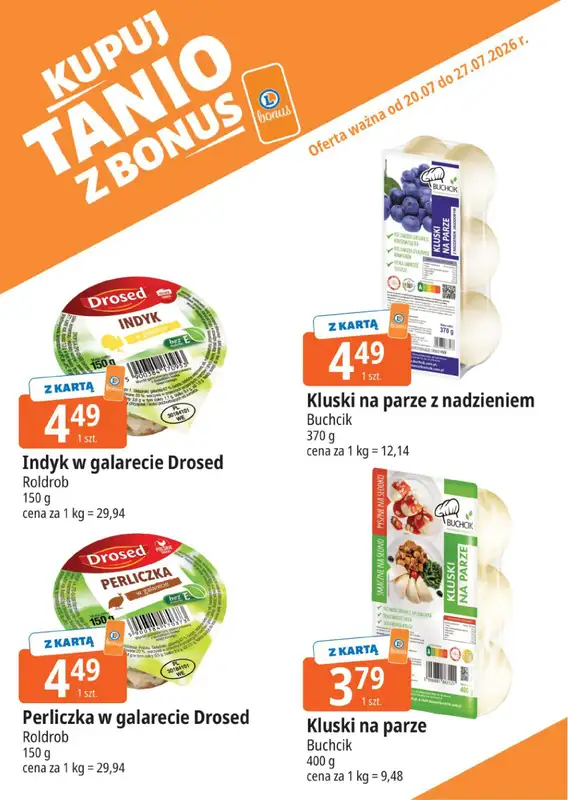 Leclerc - gazetka promocyjna Kupuj tanio z bonus od poniedziałku 20.07 do poniedziałku 27.07 - strona 8