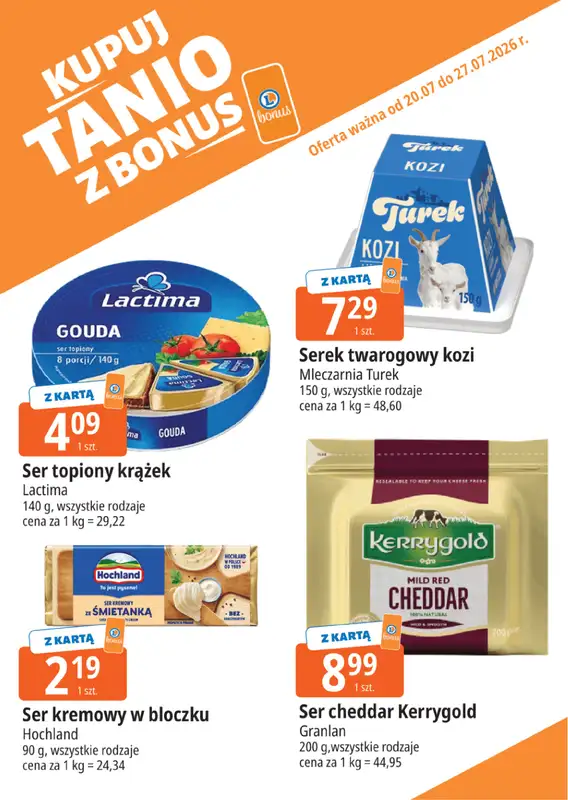 Leclerc - gazetka promocyjna Kupuj tanio z bonus od poniedziałku 20.07 do poniedziałku 27.07 - strona 14