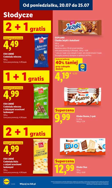 Lidl - gazetka promocyjna Oferta od poniedziałku od poniedziałku 20.07 do środy 22.07 - strona 84