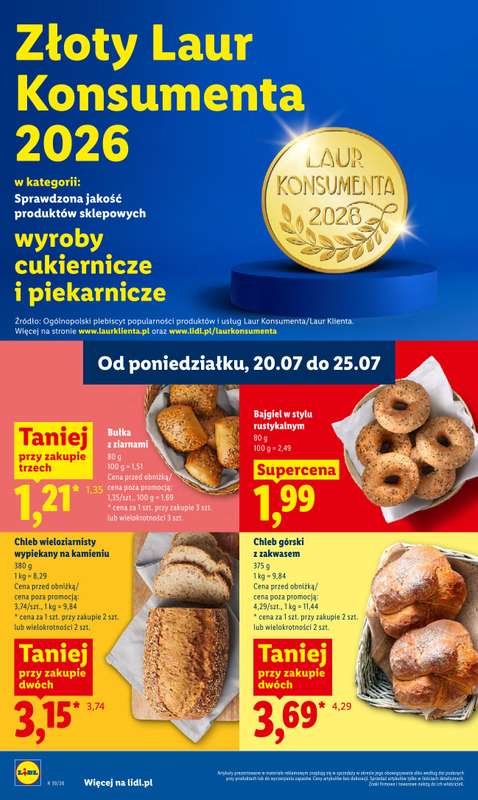 Lidl - gazetka promocyjna Oferta od poniedziałku od poniedziałku 20.07 do środy 22.07 - strona 62