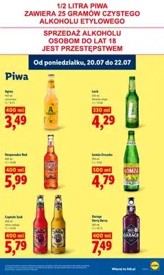 Lidl - gazetka promocyjna Oferta od poniedziałku od poniedziałku 20.07 do środy 22.07 - strona 79