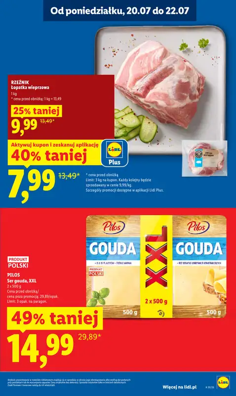 Lidl - gazetka promocyjna Oferta od poniedziałku od poniedziałku 20.07 do środy 22.07 - strona 5