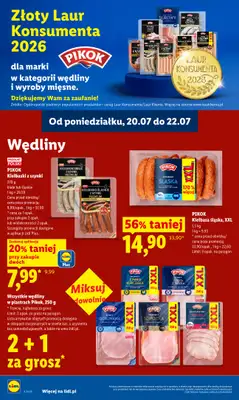 Lidl - gazetka promocyjna Oferta od poniedziałku od poniedziałku 20.07 do środy 22.07 - strona 70