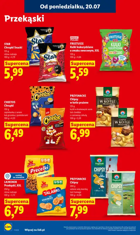 Lidl - gazetka promocyjna Oferta od poniedziałku od poniedziałku 20.07 do środy 22.07 - strona 82