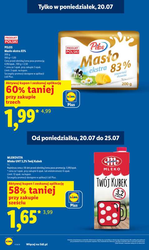 Lidl - gazetka promocyjna Oferta od poniedziałku od poniedziałku 20.07 do środy 22.07 - strona 6