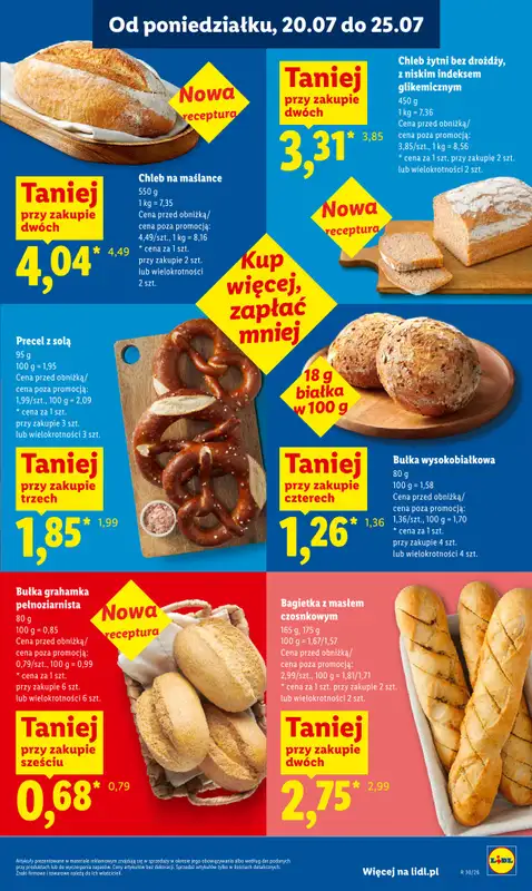 Lidl - gazetka promocyjna Oferta od poniedziałku od poniedziałku 20.07 do środy 22.07 - strona 63