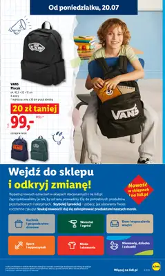 Lidl - gazetka promocyjna Oferta od poniedziałku od poniedziałku 20.07 do środy 22.07 - strona 41