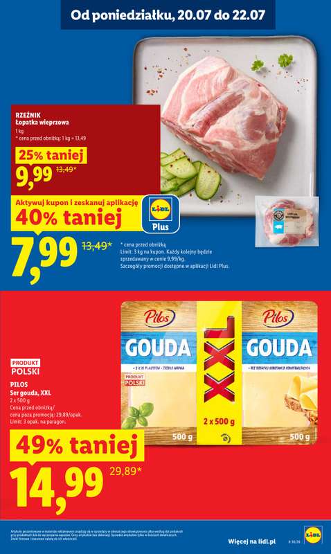Lidl - gazetka promocyjna Oferta od poniedziałku od poniedziałku 20.07 do środy 22.07 - strona 5