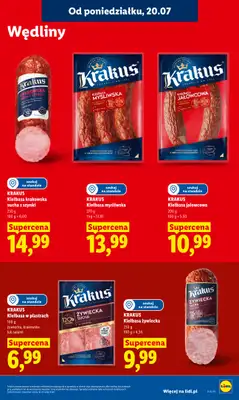 Lidl - gazetka promocyjna Oferta od poniedziałku od poniedziałku 20.07 do środy 22.07 - strona 71