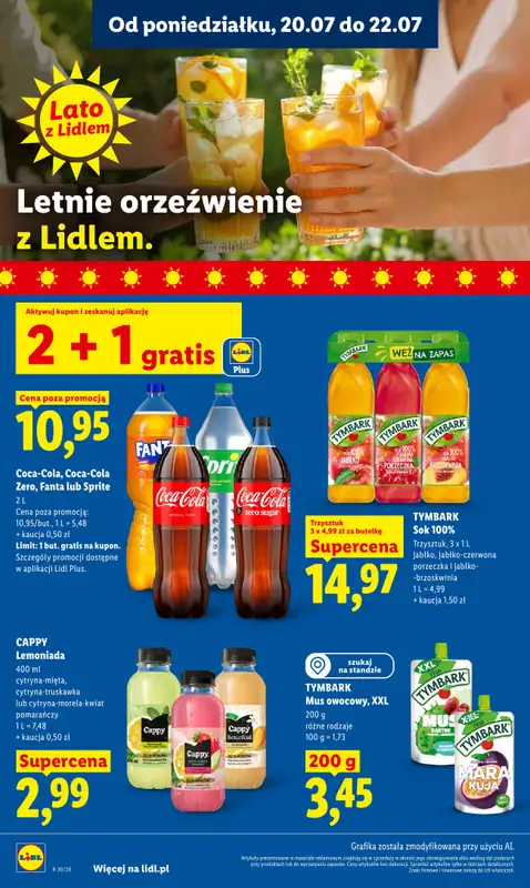 Lidl - gazetka promocyjna Oferta od poniedziałku od poniedziałku 20.07 do środy 22.07 - strona 74