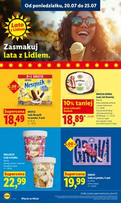 Lidl - gazetka promocyjna Oferta od poniedziałku od poniedziałku 20.07 do środy 22.07 - strona 72