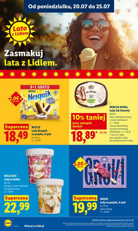 Lidl - gazetka promocyjna Oferta od poniedziałku od poniedziałku 20.07 do środy 22.07 - strona 72