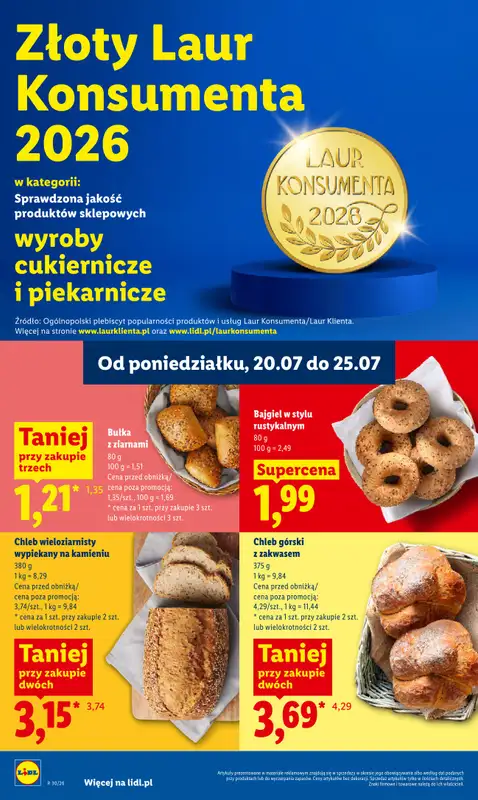 Lidl - gazetka promocyjna Oferta od poniedziałku od poniedziałku 20.07 do środy 22.07 - strona 62