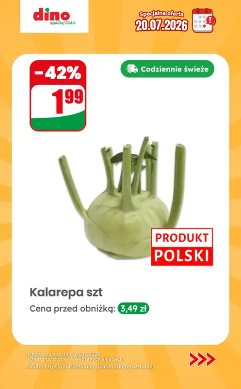 Dino - gazetka promocyjna Specjalna oferta na 20.07.2026 - promocje spoza gazetki   - strona 2