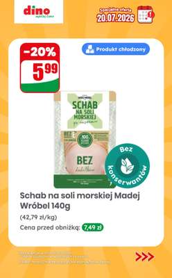 Dino - gazetka promocyjna Specjalna oferta na 20.07.2026 - promocje spoza gazetki od poniedziałku 20.07 do poniedziałku 20.07 - strona 6