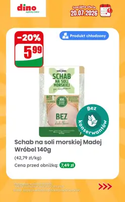 Dino - gazetka promocyjna Specjalna oferta na 20.07.2026 - promocje spoza gazetki od poniedziałku 20.07 do poniedziałku 20.07 - strona 6