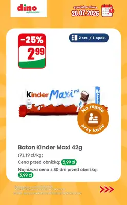 Dino - gazetka promocyjna Specjalna oferta na 20.07.2026 - promocje spoza gazetki od poniedziałku 20.07 do poniedziałku 20.07 - strona 5