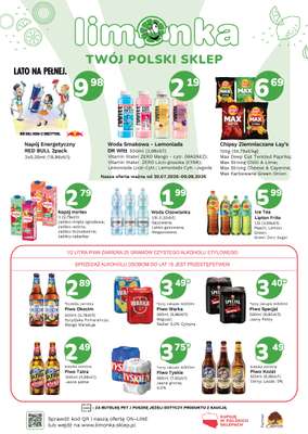 Limonka - gazetka promocyjna Plakaty promocyjne od czwartku 30.07 do niedzieli 09.08 - strona 2