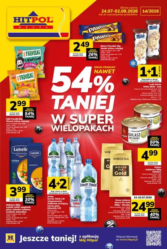 Hitpol - gazetka promocyjna Gazetka  do niedzieli 02.08