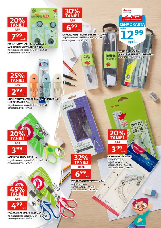 Auchan - gazetka promocyjna Gazetka Racibórz I Promocja na szóstkę! od środy 22.07 do wtorku 11.08 - strona 7