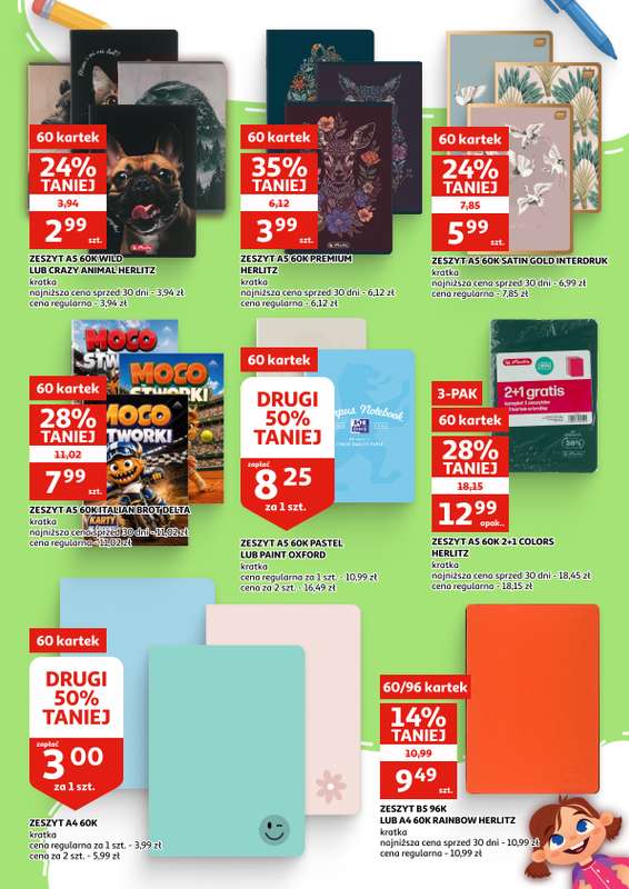 Auchan - gazetka promocyjna Gazetka Zielona Góra I Promocja na szóstkę!  do wtorku 11.08 - strona 9