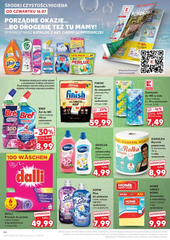 Kaufland - gazetka promocyjna Gazetka Tygodnia od czwartku 16.07 do środy 22.07 - strona 66
