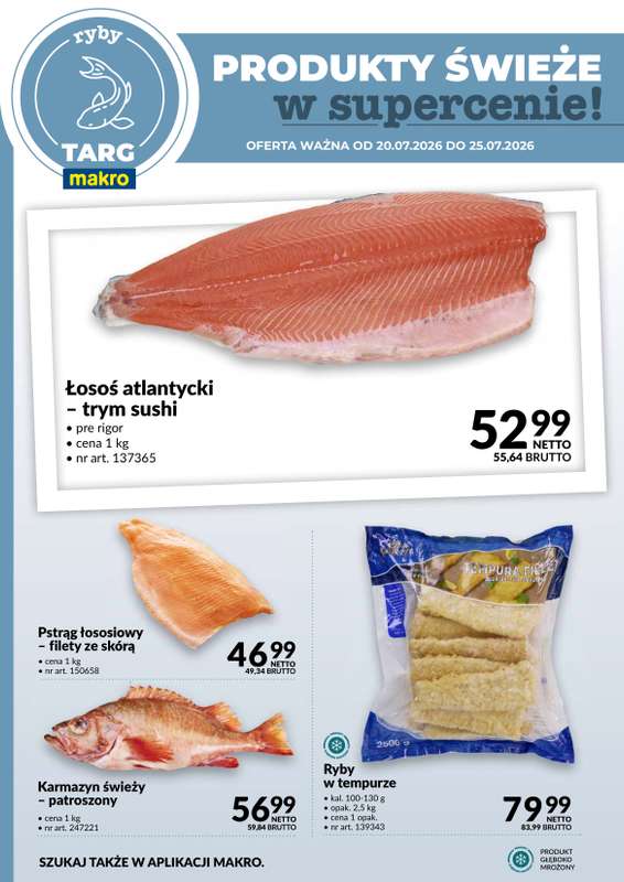Makro - gazetka promocyjna Targ MAKRO - oferta świeża w super cenach! od poniedziałku 20.07 do soboty 25.07 - strona 4