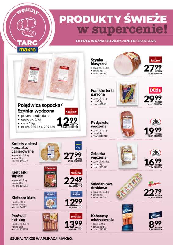 Makro - gazetka promocyjna Targ MAKRO - oferta świeża w super cenach! od poniedziałku 20.07 do soboty 25.07 - strona 3