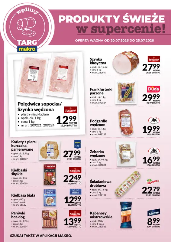 Makro - gazetka promocyjna Targ MAKRO - oferta świeża w super cenach!   - strona 3