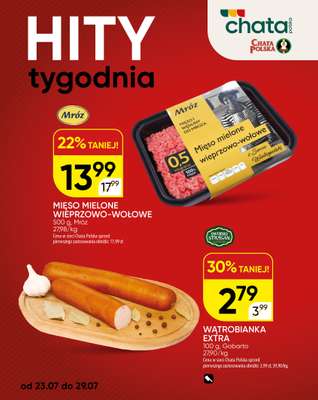 Chata Polska - gazetka promocyjna Hity Tygodnia 23-29.07  do środy 29.07 - strona 2