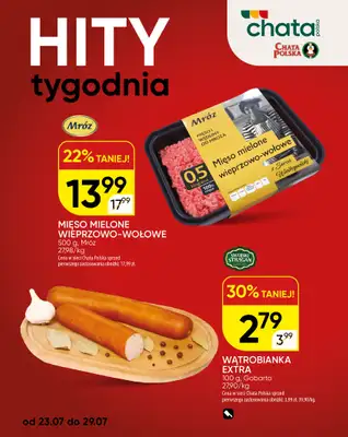 Chata Polska - gazetka promocyjna Hity Tygodnia 23-29.07  do środy 29.07 - strona 2