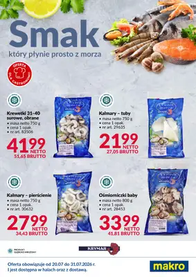 Makro - gazetka promocyjna Ulotka Krymar od poniedziałku 20.07 do piątku 31.07