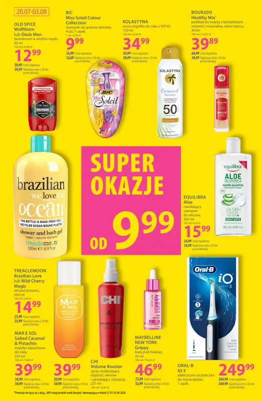 Hebe - gazetka promocyjna Gazetka od poniedziałku 20.07 do poniedziałku 03.08 - strona 15