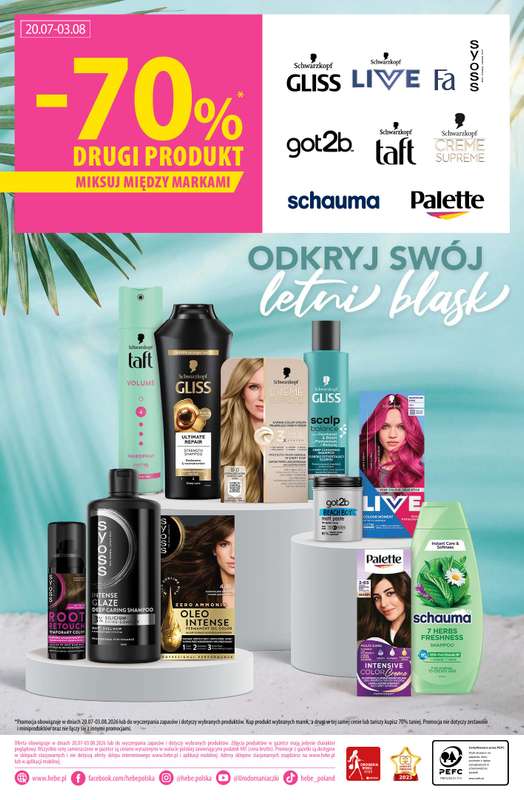 Hebe - gazetka promocyjna Gazetka od poniedziałku 20.07 do poniedziałku 03.08 - strona 18