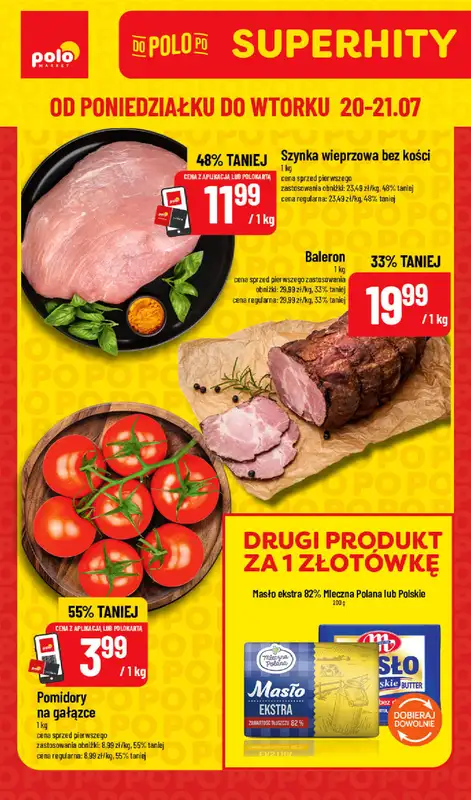 POLOmarket - gazetka promocyjna Super hity  