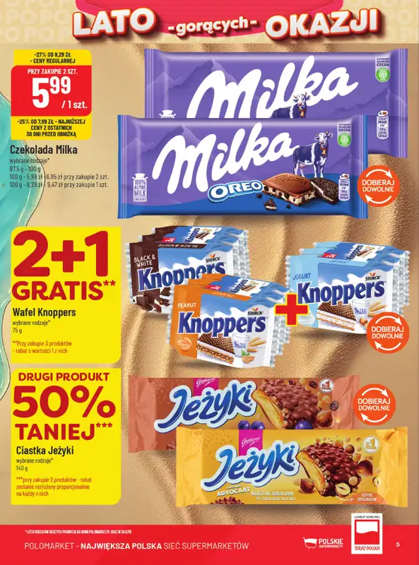 POLOmarket - gazetka promocyjna Lato gorących okazji od środy 22.07 do wtorku 28.07 - strona 5