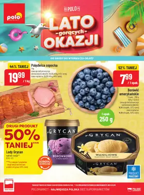 POLOmarket - gazetka promocyjna Lato gorących okazji od środy 22.07 do wtorku 28.07