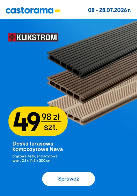 Castorama - gazetka promocyjna Najlepsze oferty od poniedziałku 20.07 do wtorku 28.07 - strona 6