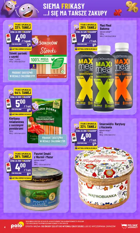 POLOmarket - gazetka promocyjna Frikasowy Katalog od środy 22.07 do wtorku 28.07 - strona 4